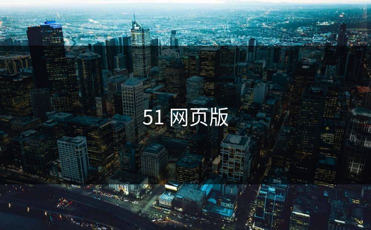 51 网页版